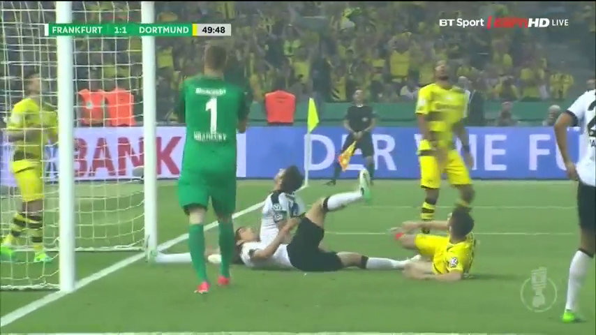 Айнтрахт Франкфурт - Боруссия Дортмунд 1:2 видео