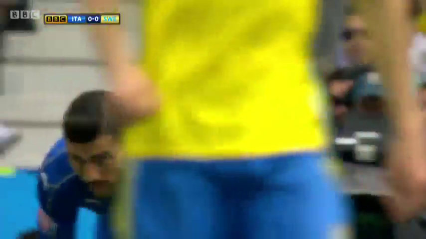 Италия - Швеция 1:0 видео