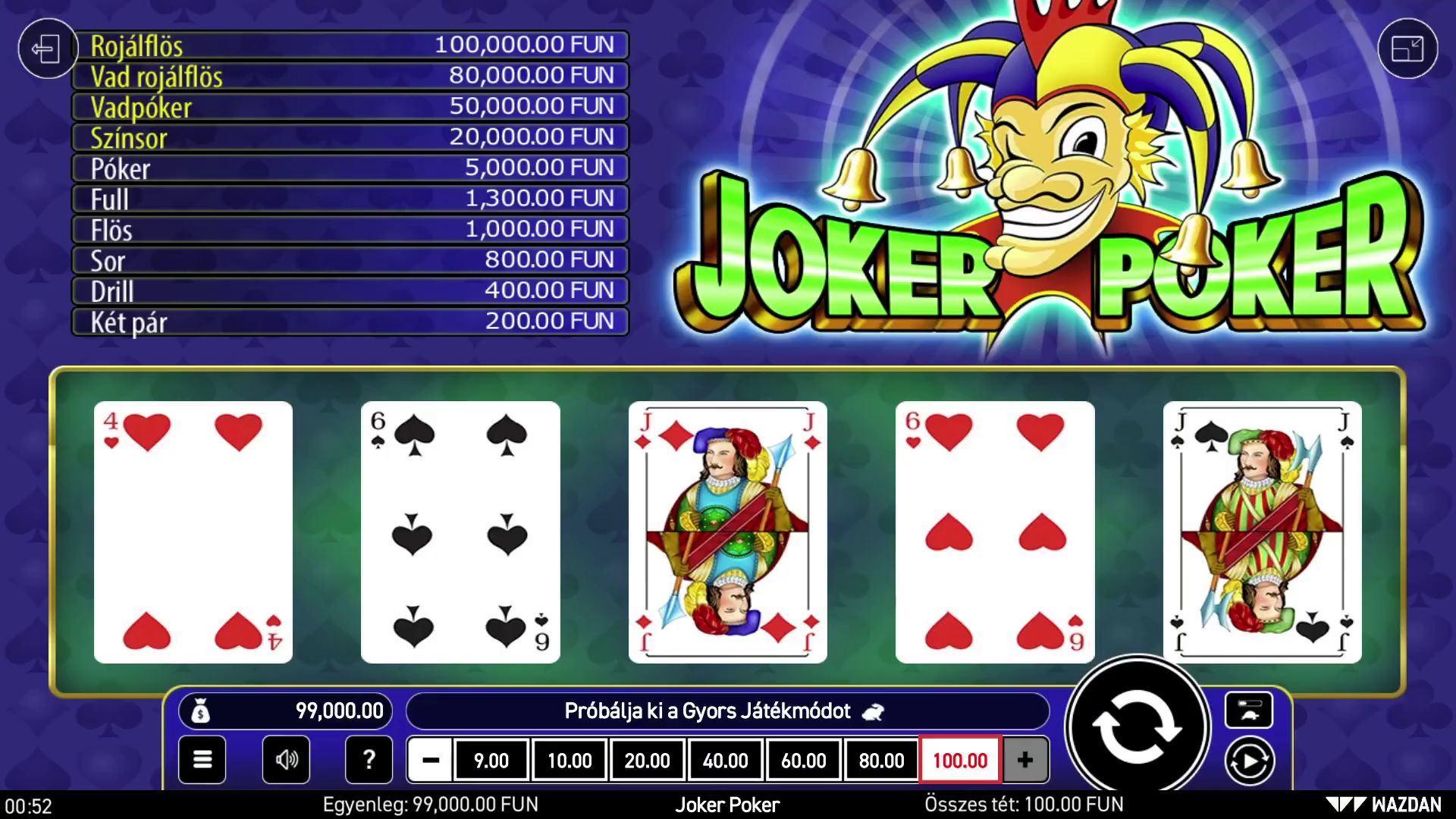 Joker Poker - online video, joker poker online, video poker - Videa